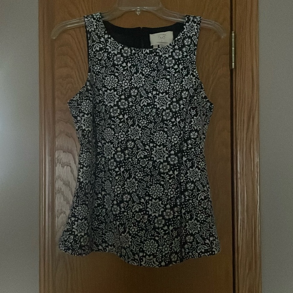 ANTHROPOLOGIE Vanessa Virginia Corset Tank Top Lace Up Back small